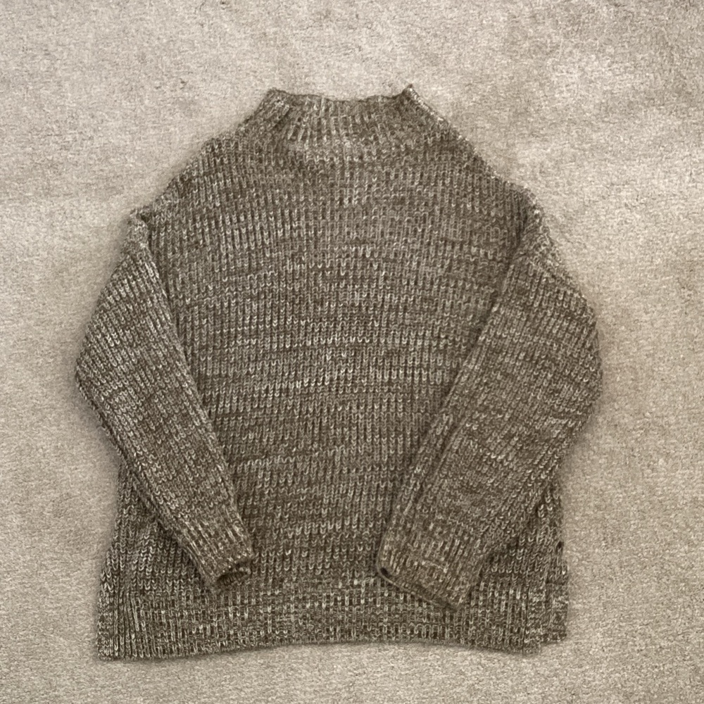 Cupcakes & Cashmere Tan Knit Sweater - Picture 3 of 5